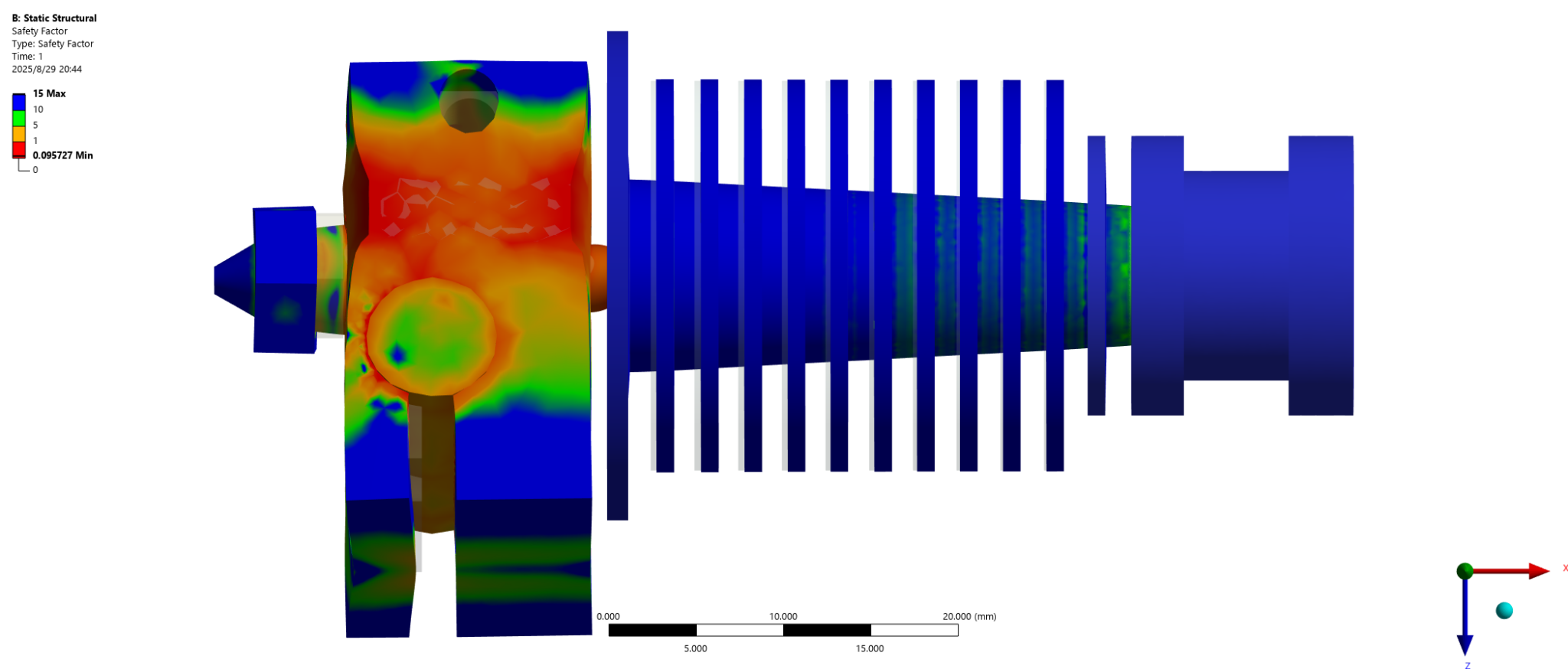 3D-printer hotend FEA